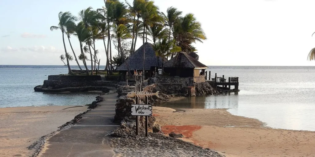 Musket Cove Resort Island bar | vakantie fiji